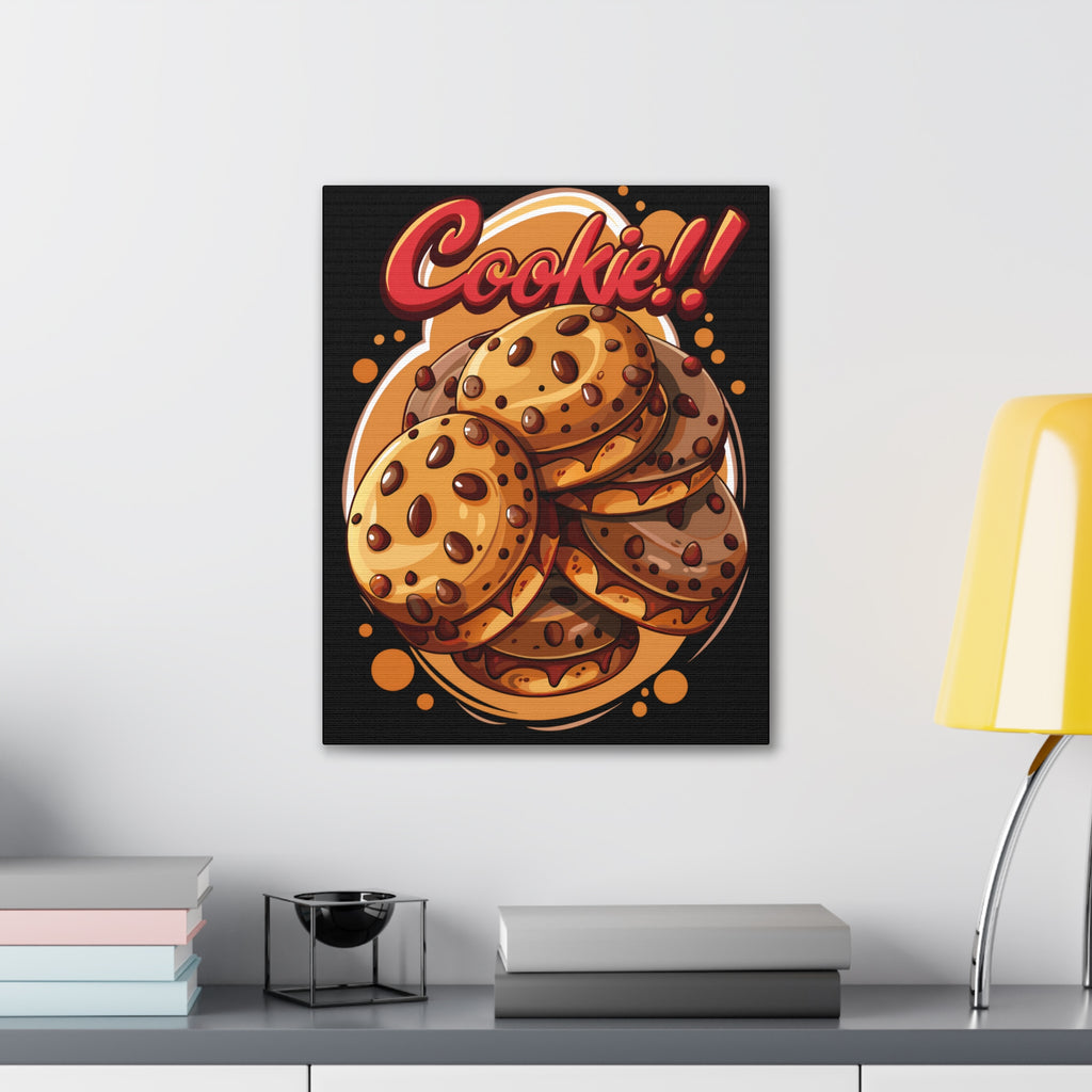 Cookie!! Chocolate Chip Poster Canvas