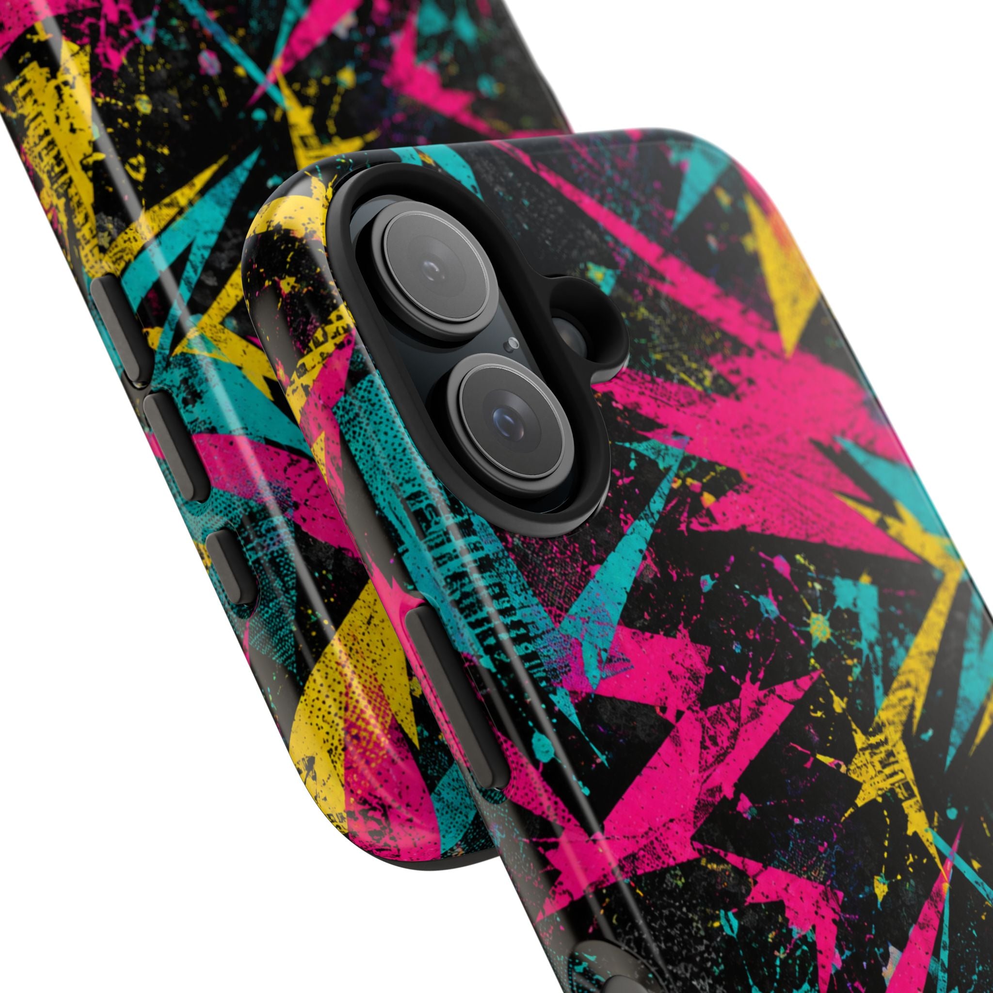Abstract Neon Splash Tough Phone Case
