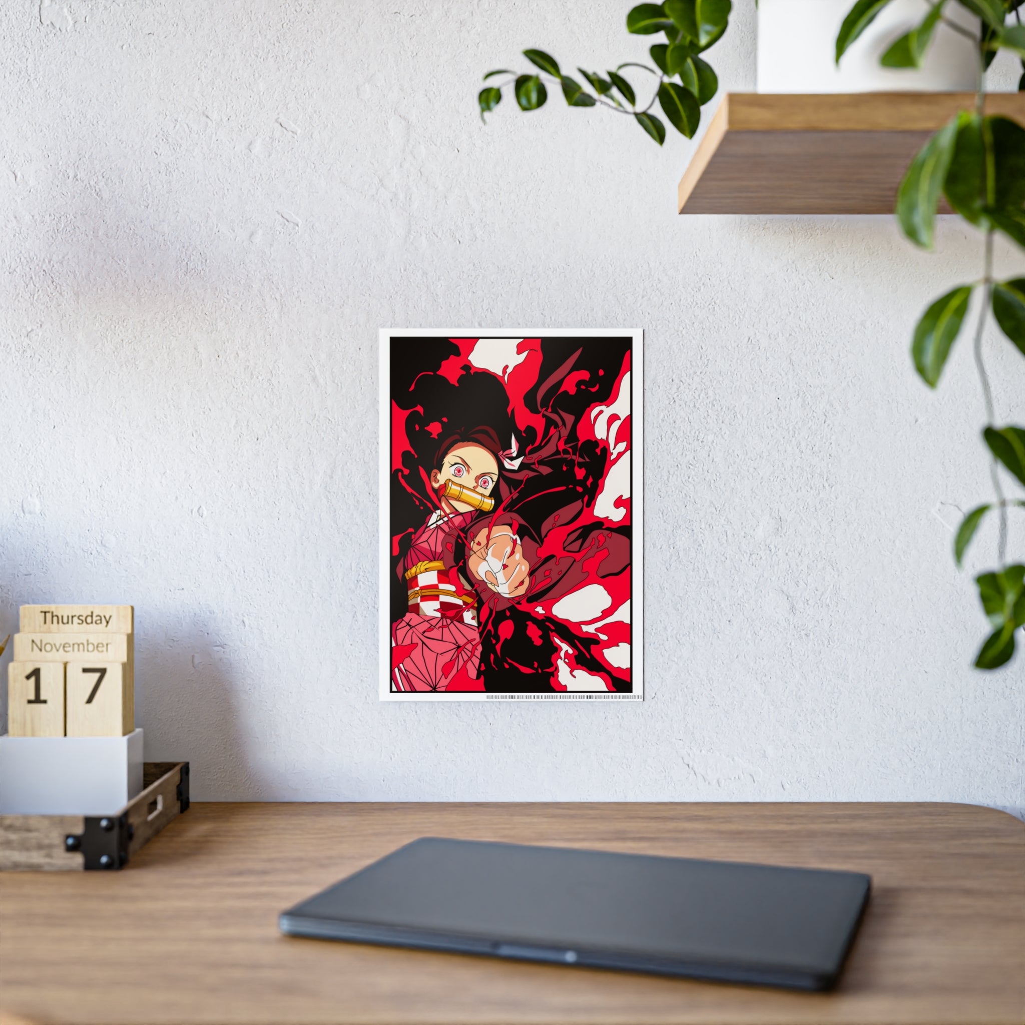 Anime Demon Slayer Poster — Nezuko Kamado Gloss Print
