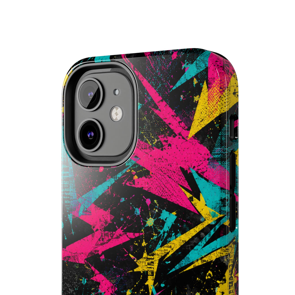 Abstract Neon Splash Tough Phone Case