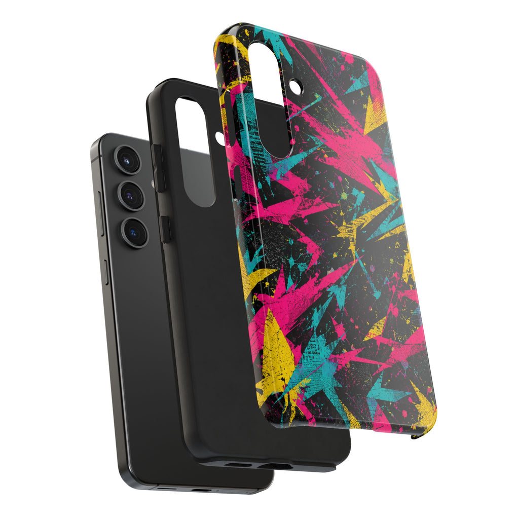 Abstract Neon Splash Tough Phone Case