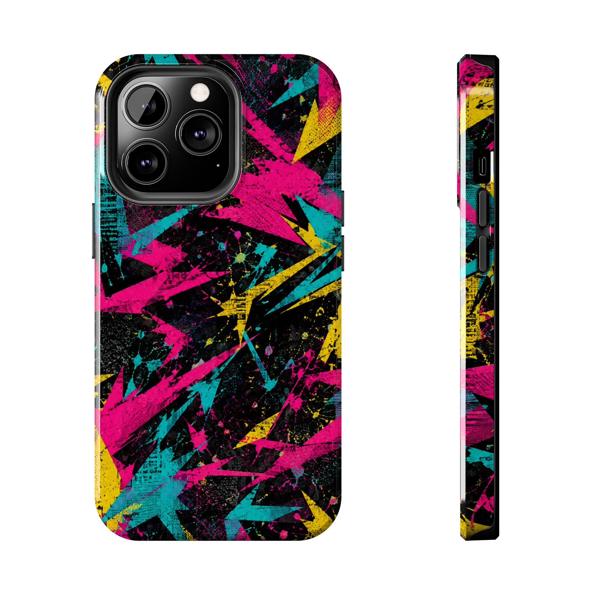 Abstract Neon Splash Tough Phone Case