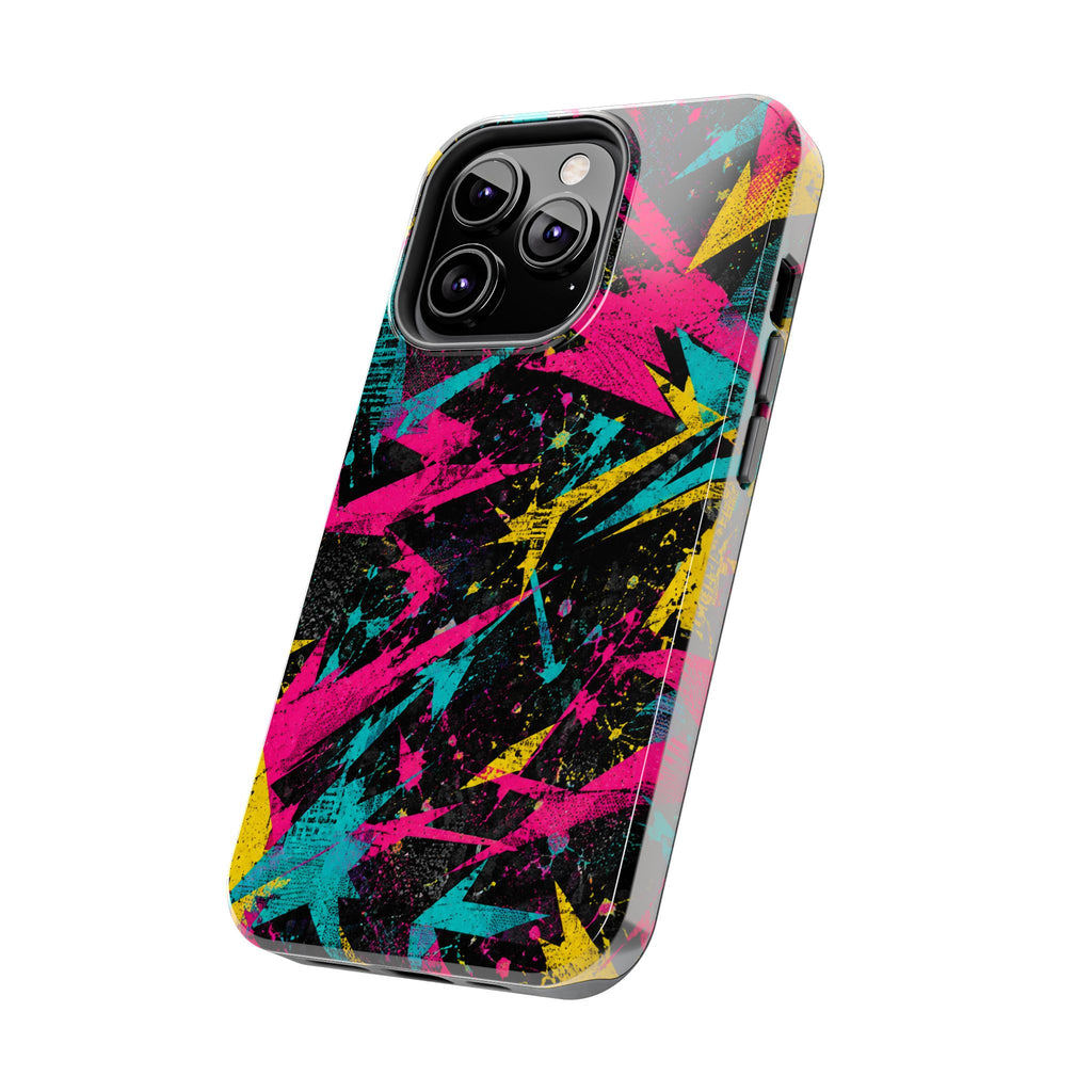 Abstract Neon Splash Tough Phone Case