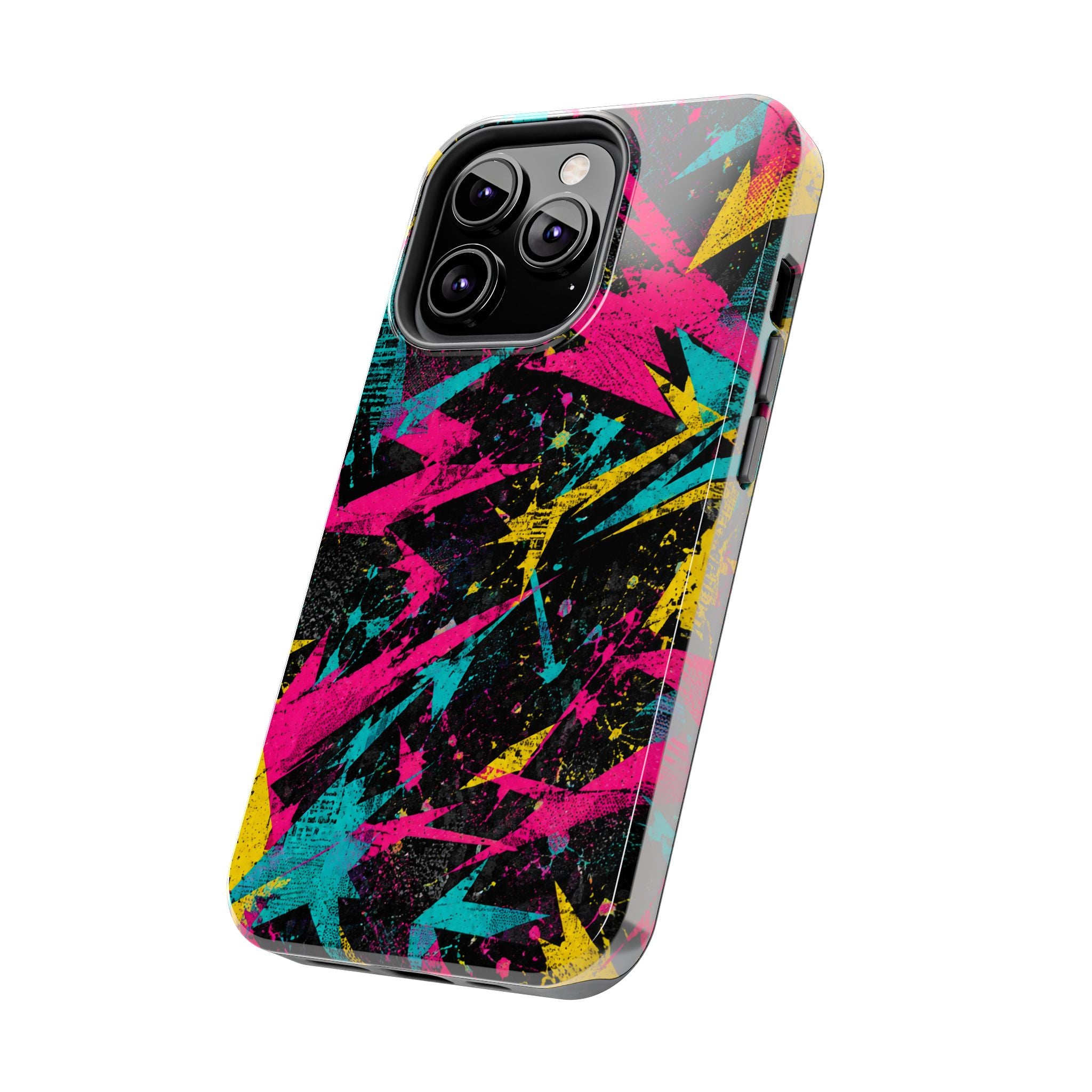 Abstract Neon Splash Tough Phone Case