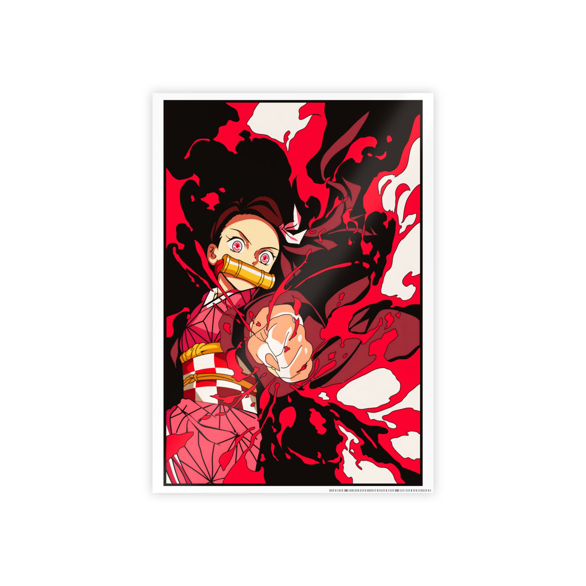 Anime Demon Slayer Poster — Nezuko Kamado Gloss Print
