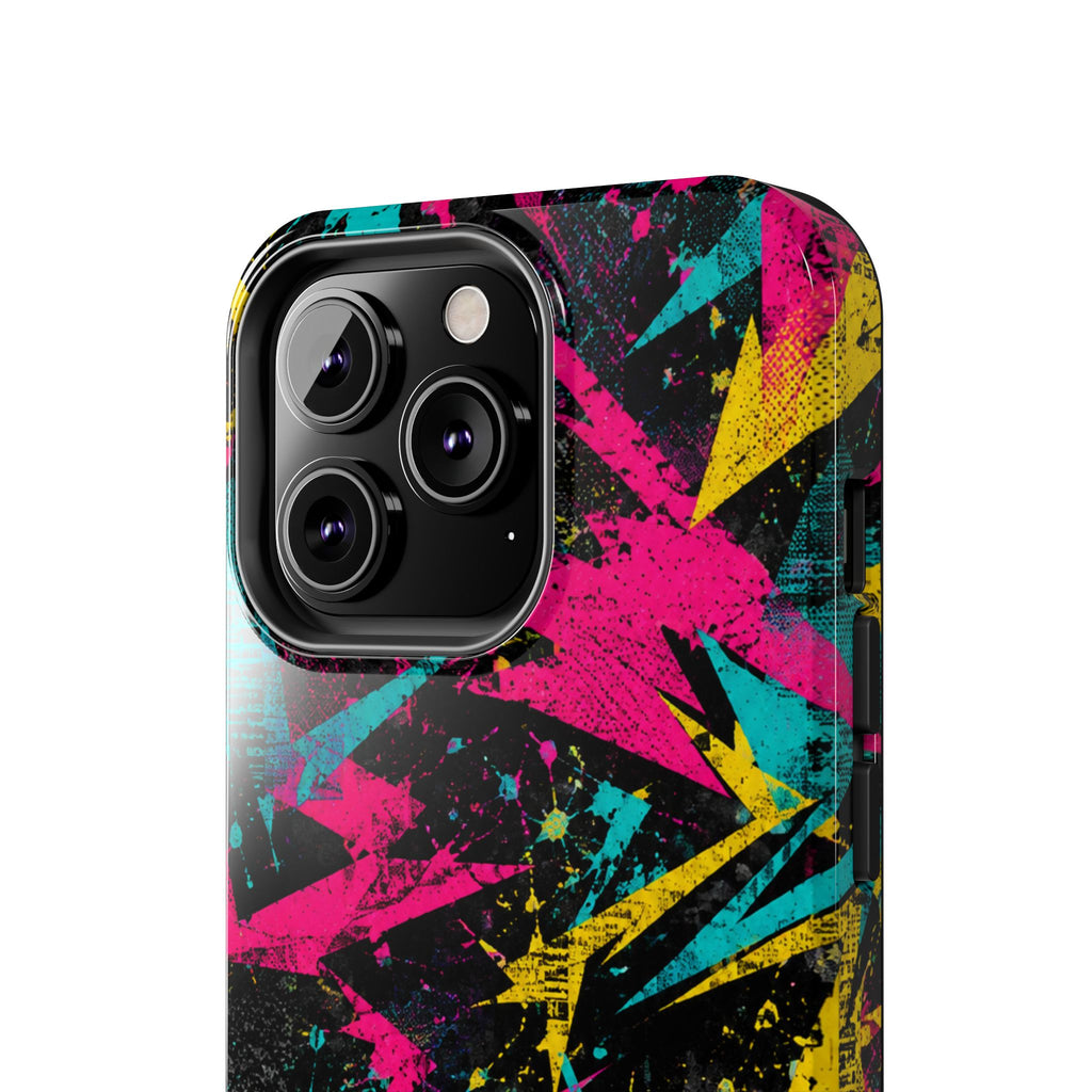 Abstract Neon Splash Tough Phone Case