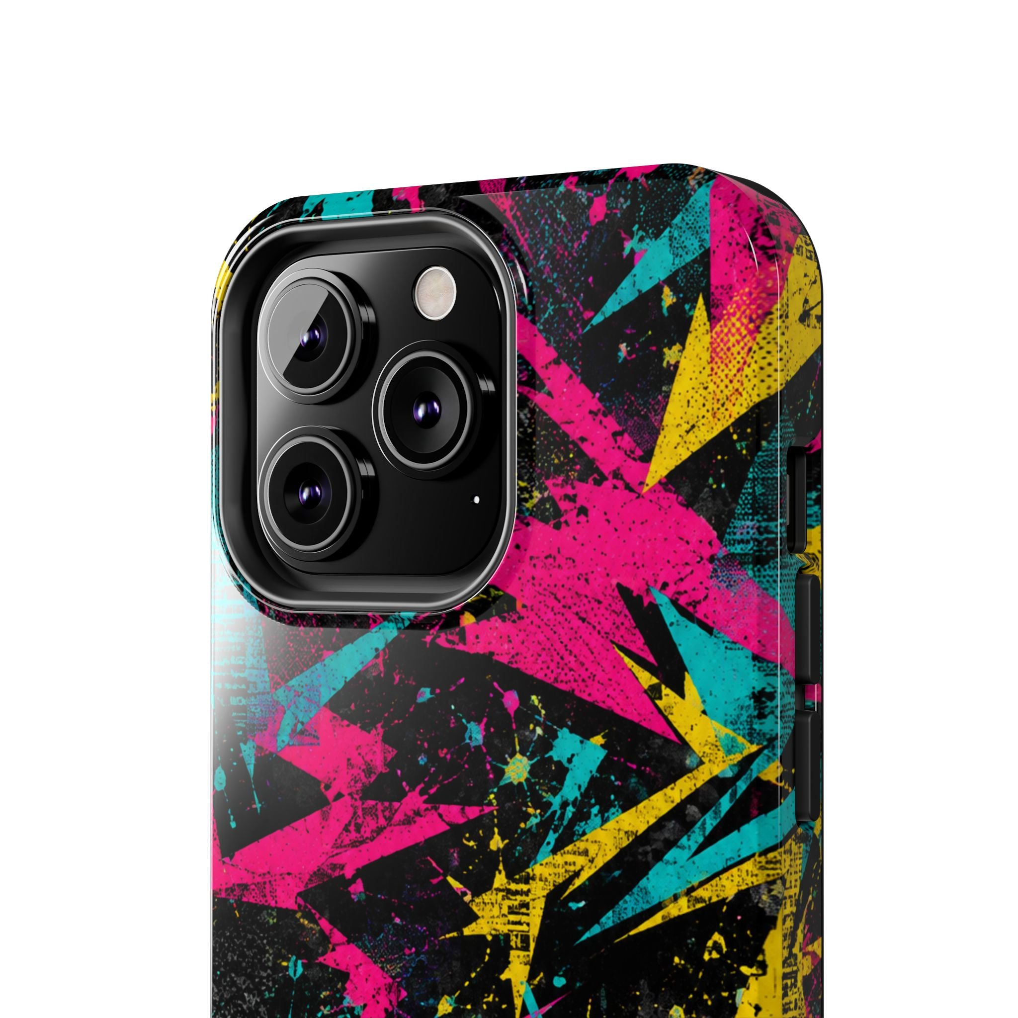 Abstract Neon Splash Tough Phone Case