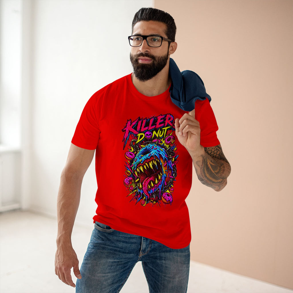 Killer Donut Graphic Tee — Neon Monster Skate Punk T-Shirt