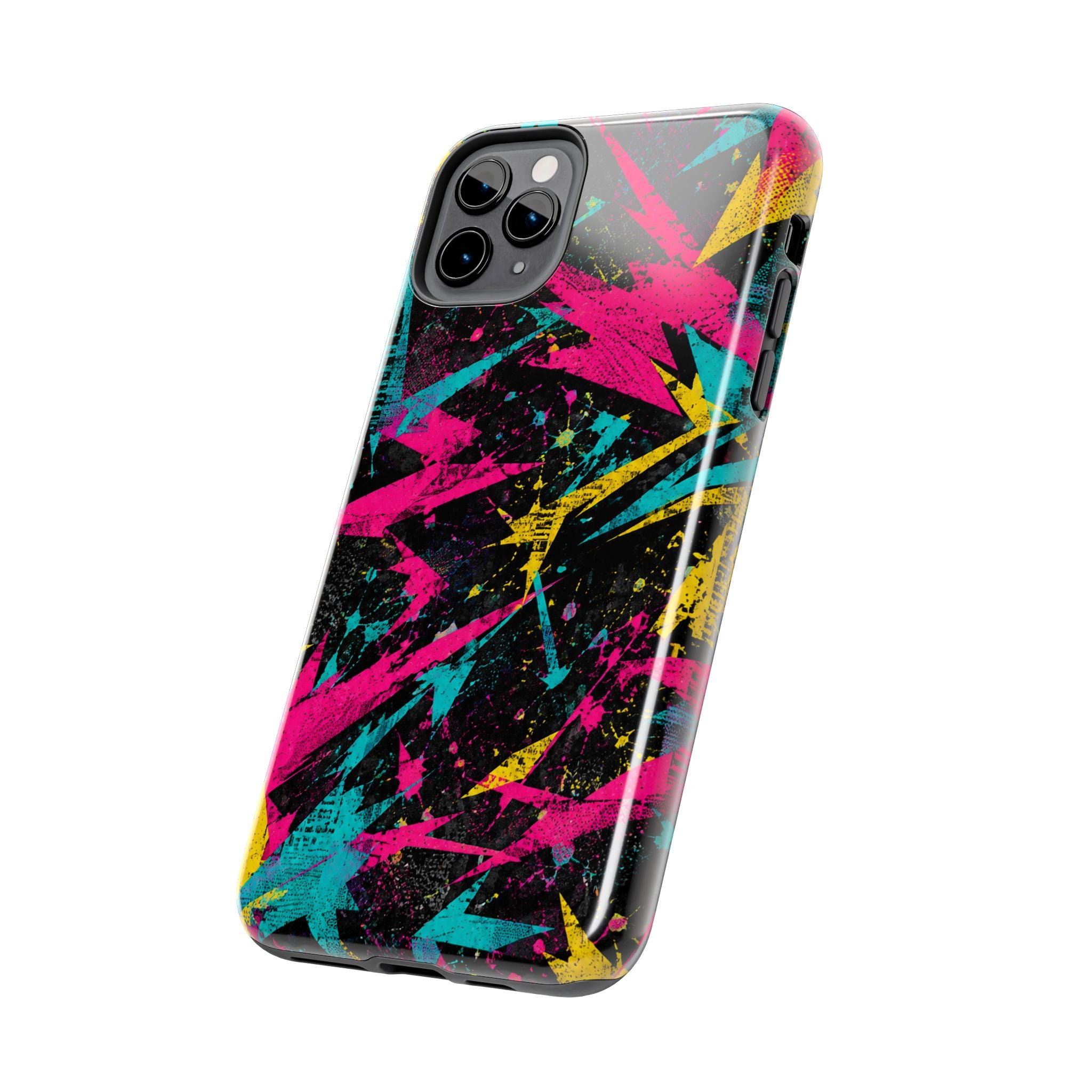 Abstract Neon Splash Tough Phone Case