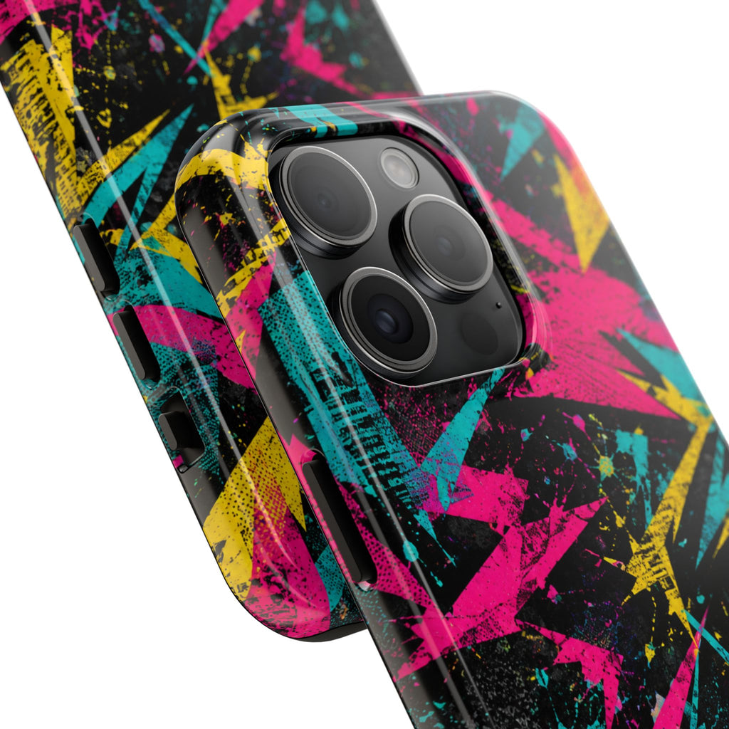Abstract Neon Splash Tough Phone Case